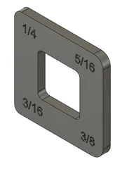 4-corner Router Radius Template