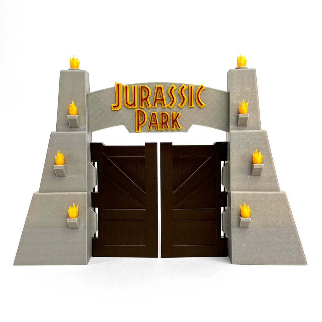 Jurassic Park Gates by Protopasta | Download free STL model ...