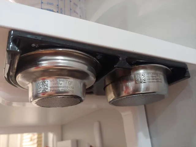 Under-Shelf Magnetic 58mm Portafilter Basket Holder