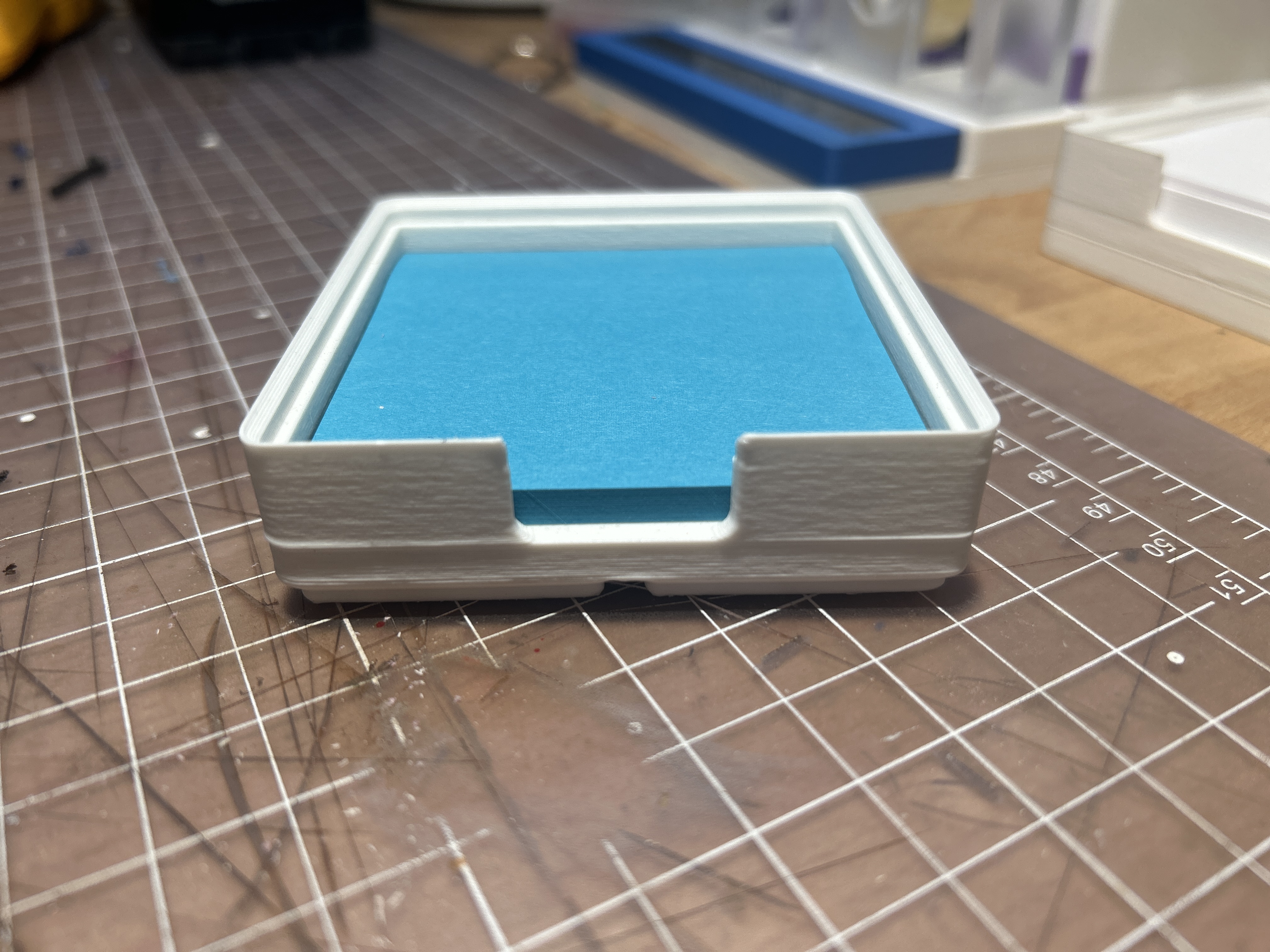 Miniatura 2 do modelo 3D Gridfinity Sticky Note / Post It Note Holder