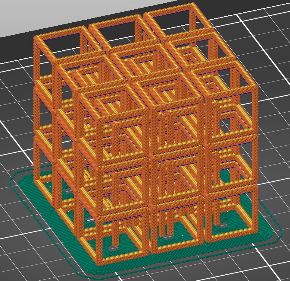 Miniatura 6 do modelo 3D Interlocking Cubes Fidget ("3D Fabric")