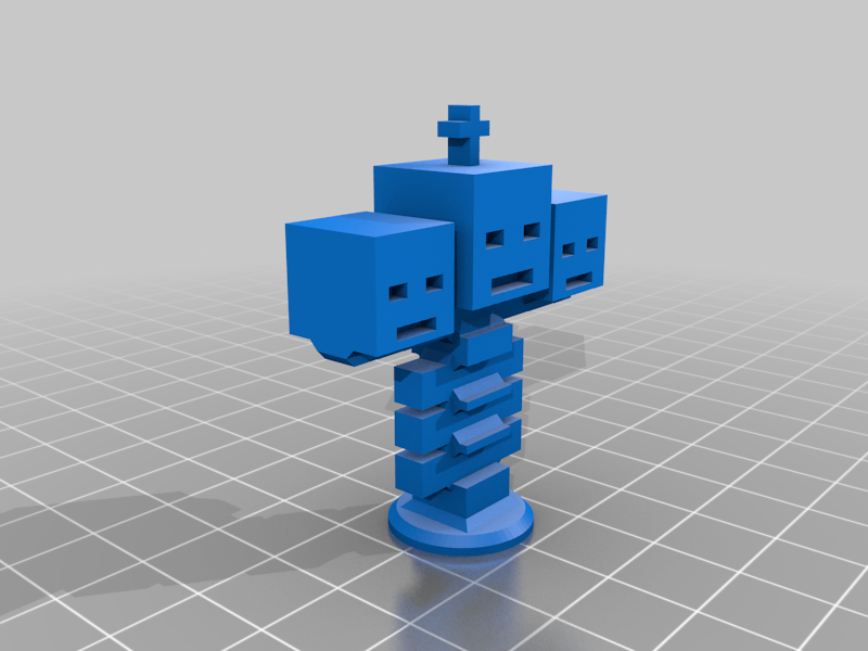 Miniatura 2 do modelo 3D Minecraft chess set
