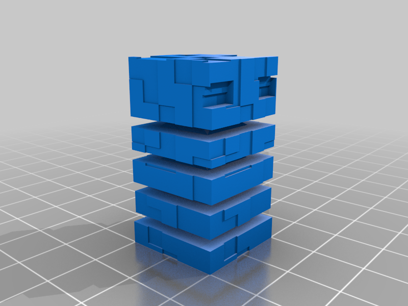 Miniatura 5 do modelo 3D Minecraft chess set