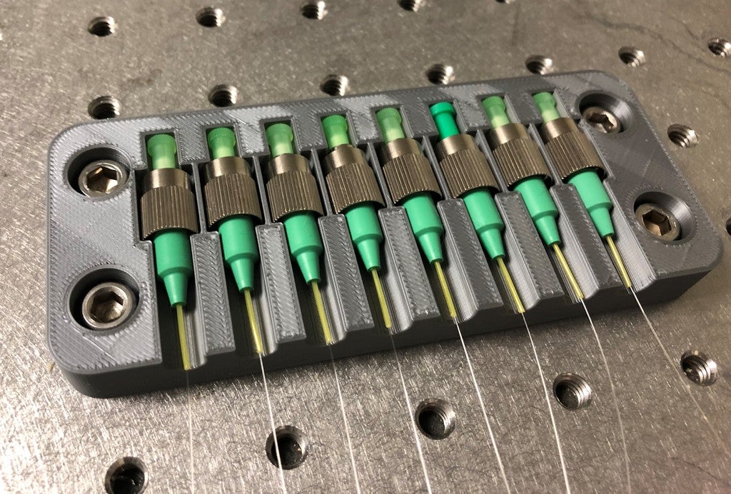 FC connector holder x8 by BobyTheGreat | Download free STL model ...