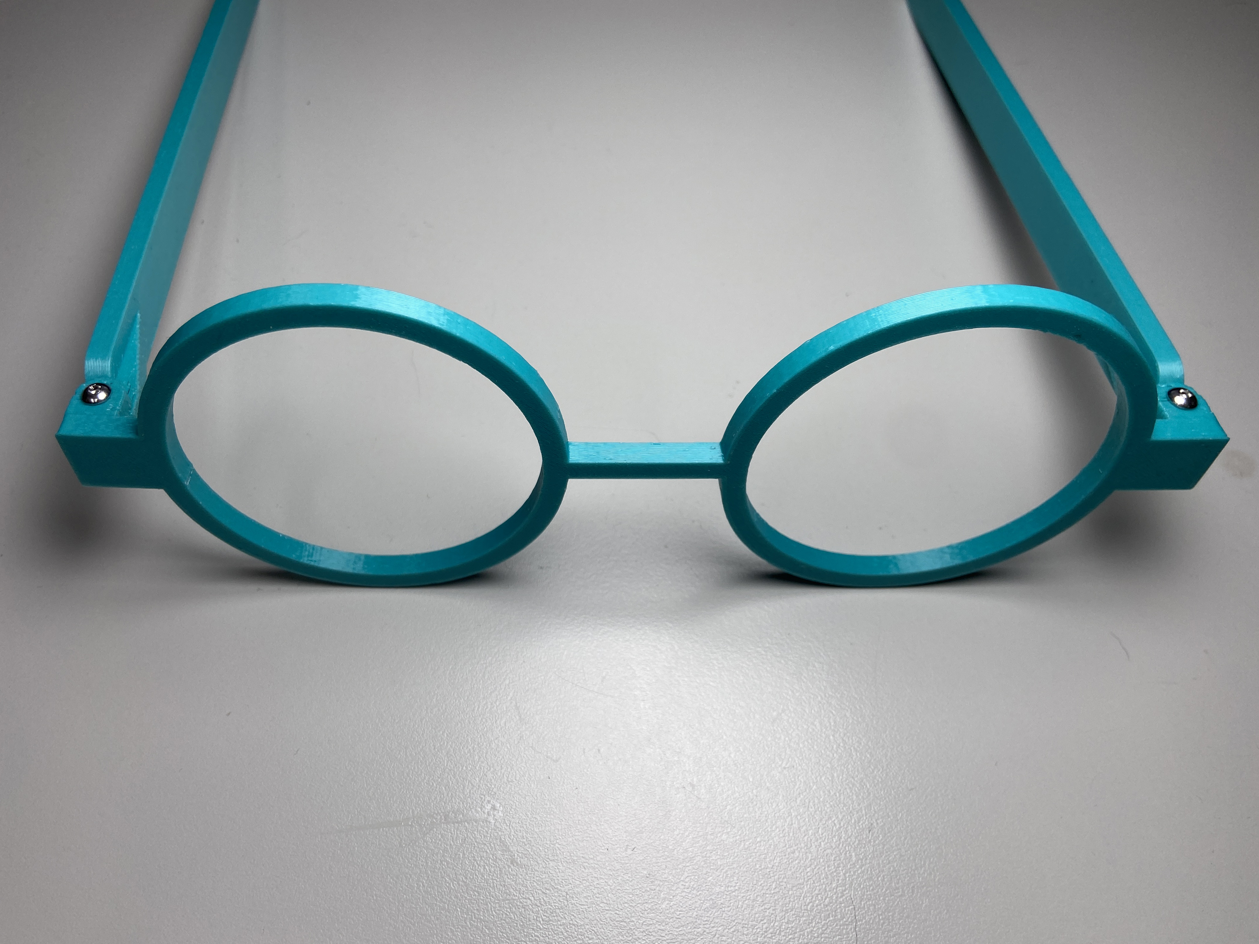 Customizable fursuit glasses: Round style