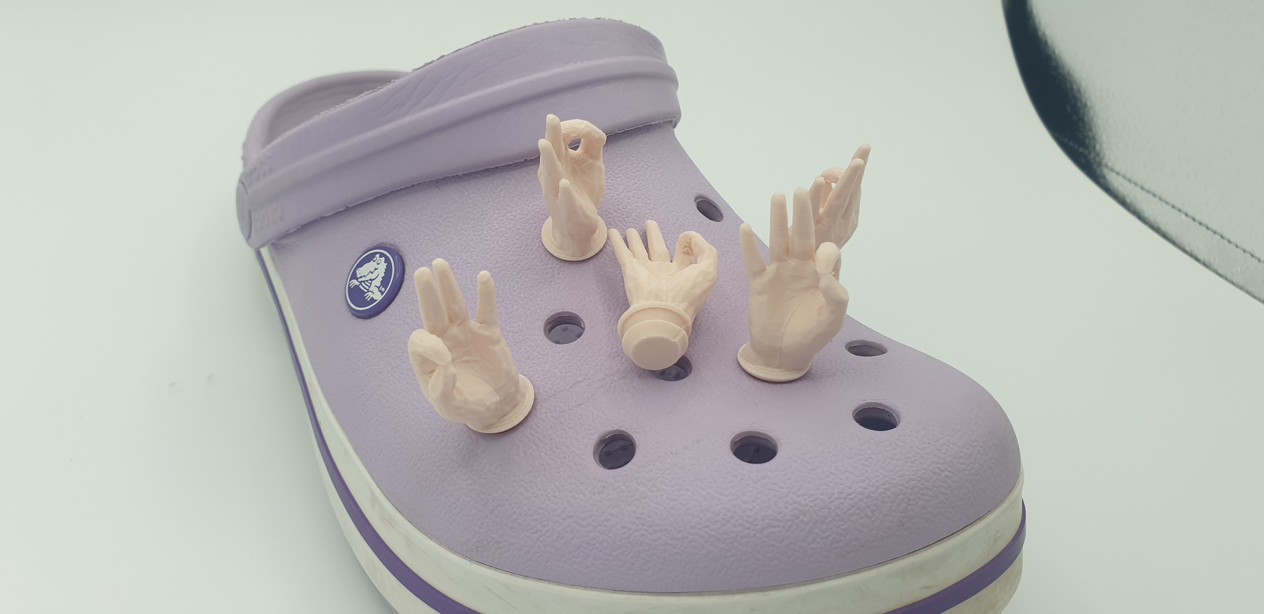 Ok Sign Croc Charm (Full Hand) for PLA