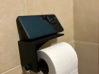SKOGSVIKEN Toilet roll holder, black - IKEA