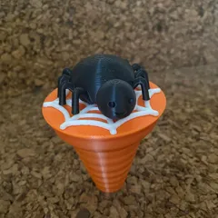 Halloween Ice cream Spider