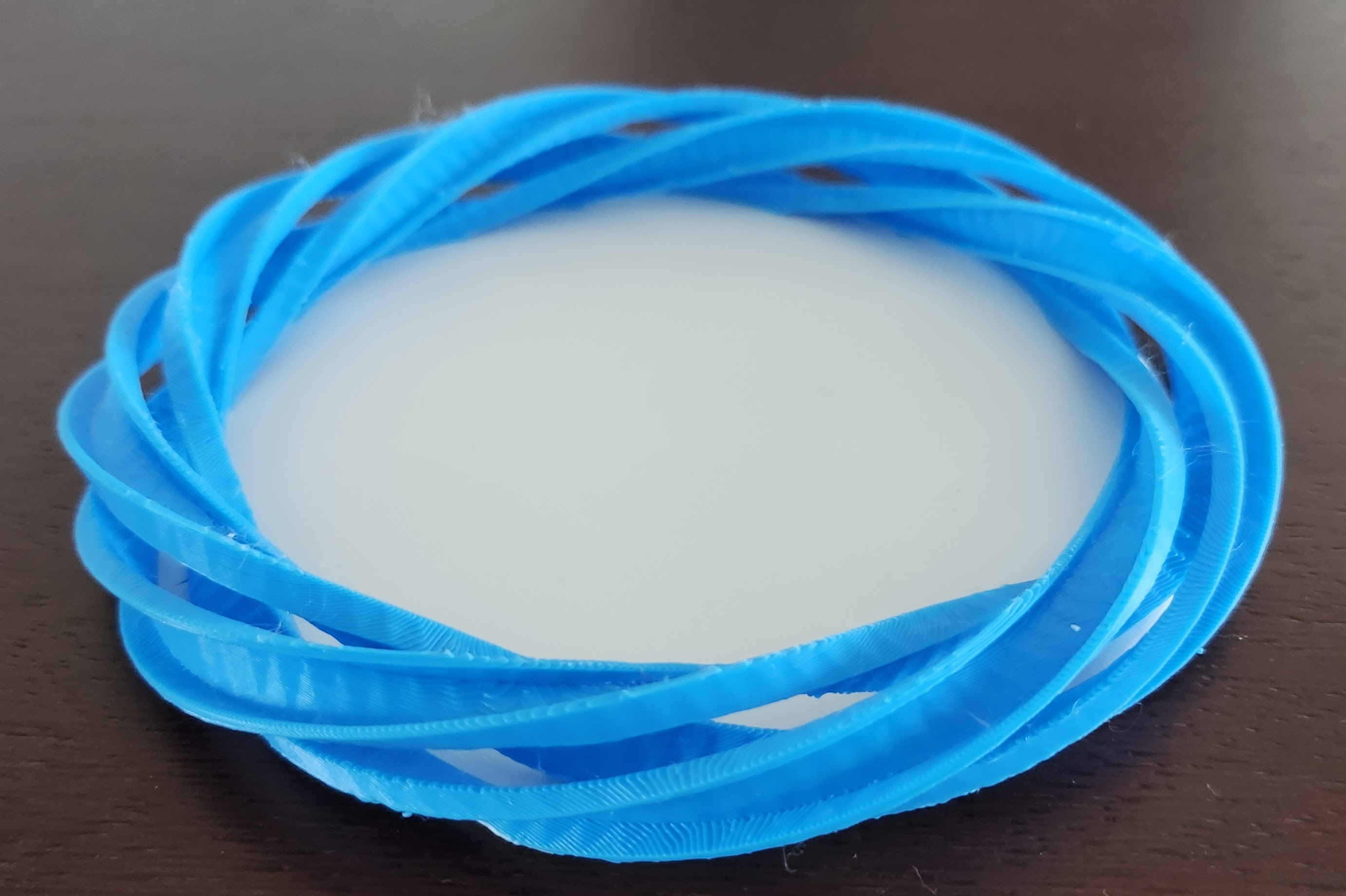 Didn't think I could print it wine bottle coaster