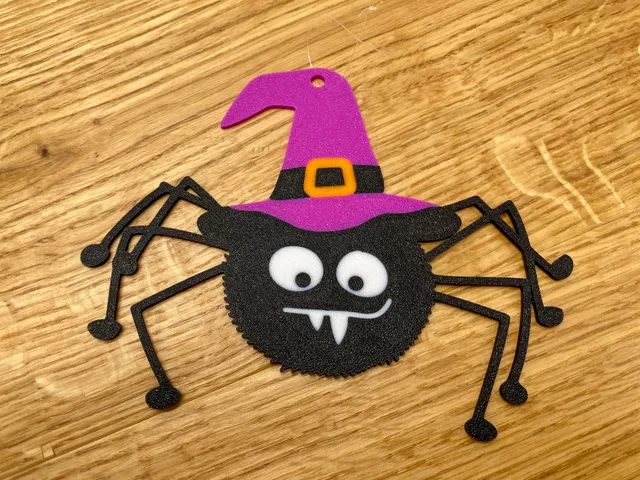 Lustige Halloween Spinne