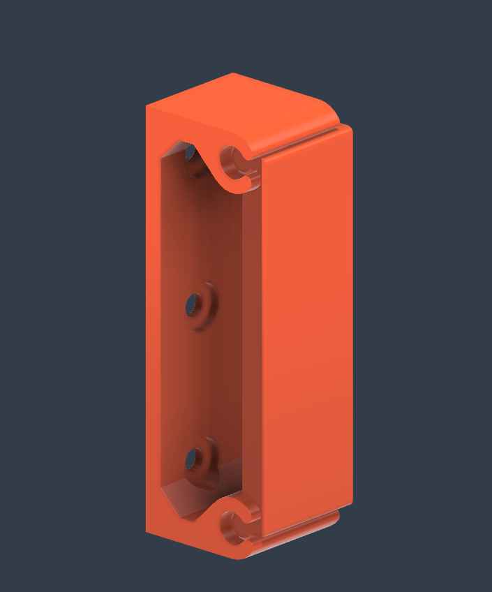 Cable Clip for Wall Control board (1" spacing) by Shinobu Tezuka Download free STL model
