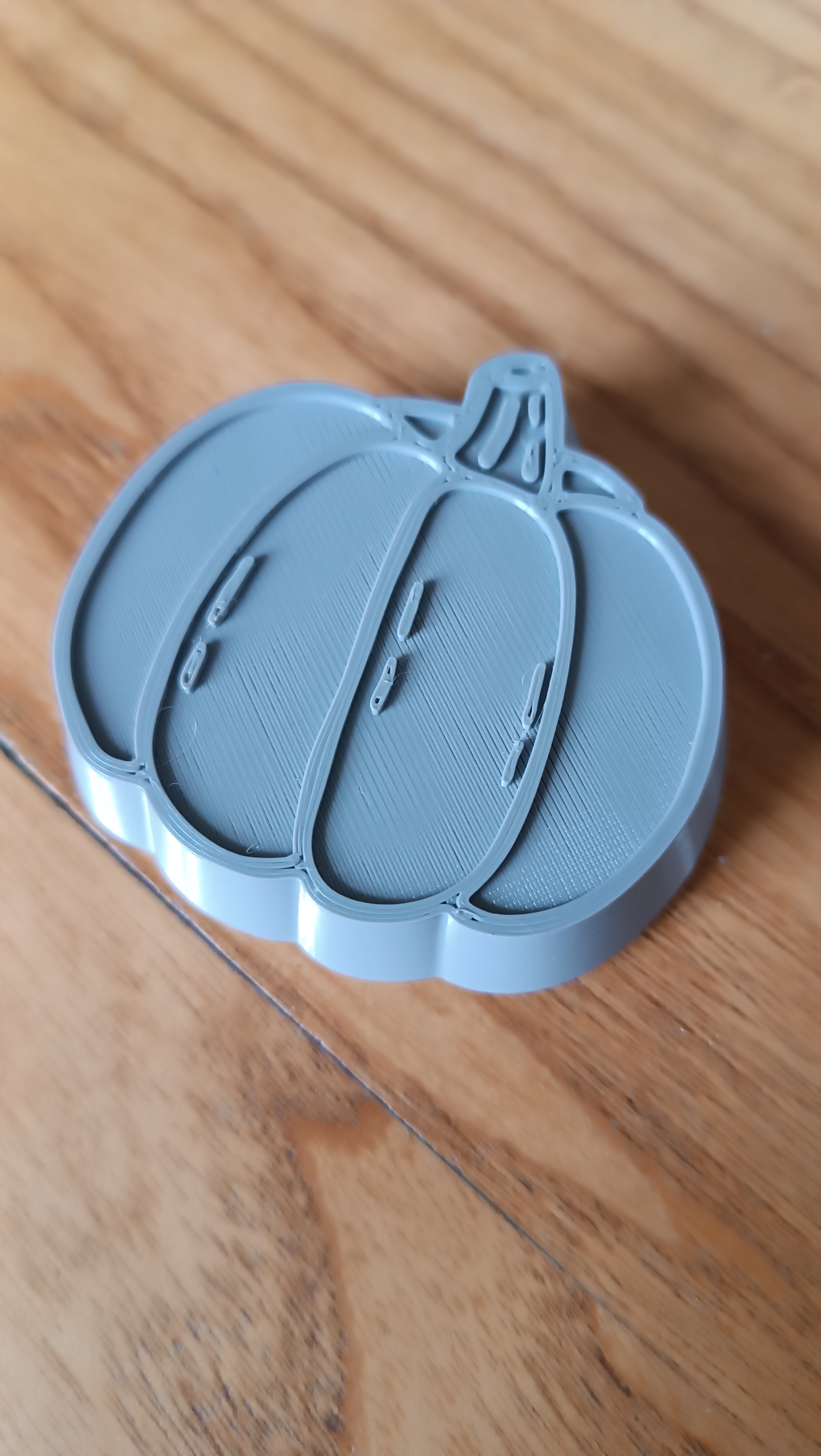 pumpkin clay stamp