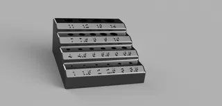 drill bit stand 2-14 by spawn4 | Download free STL model | Printables.com