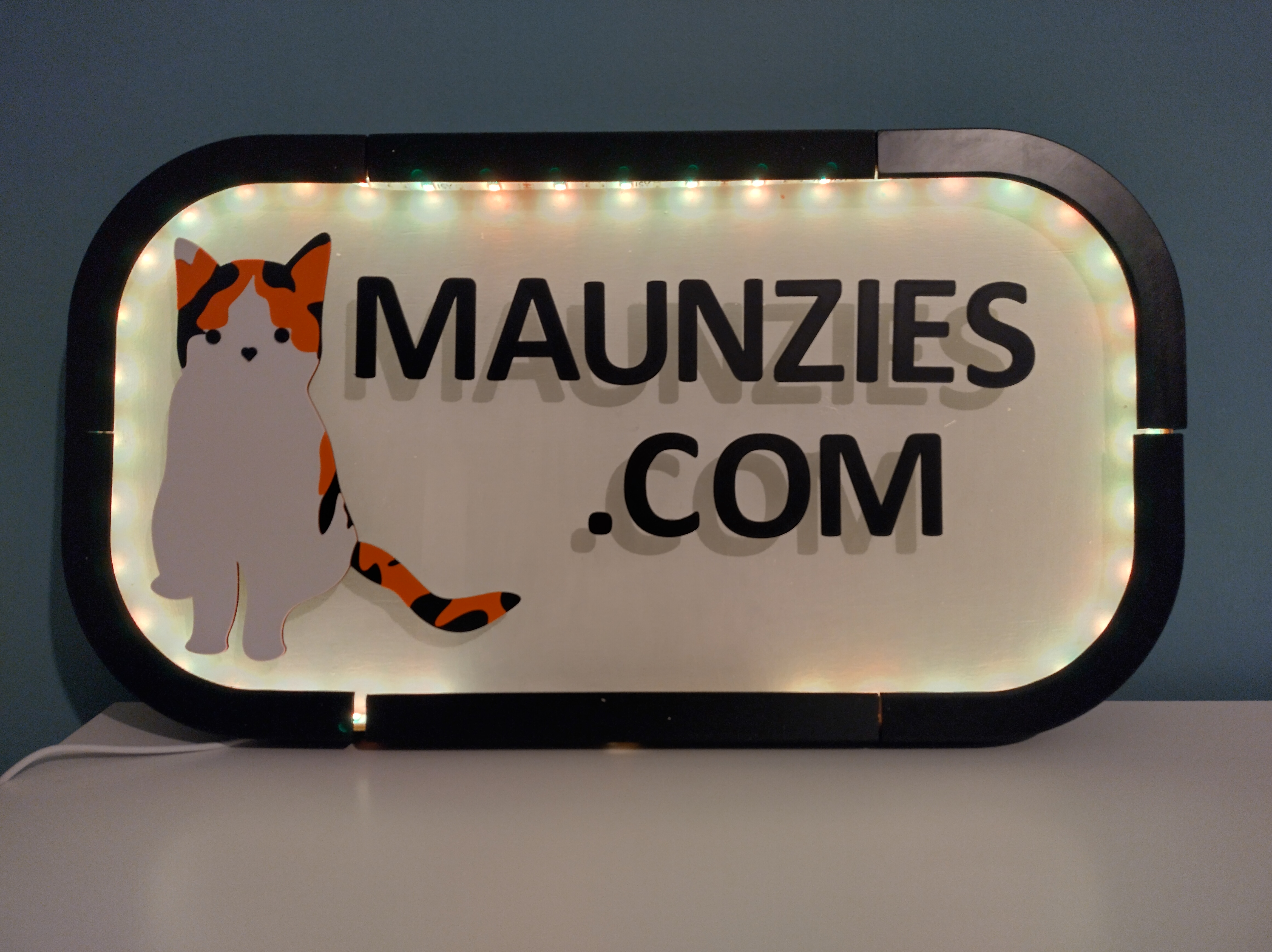 light up sign v2 by Magda j | Download free STL model | Printables.com