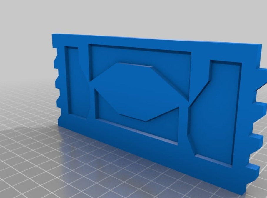 Modular Wargame Wall by Balgerion | Download free STL model ...