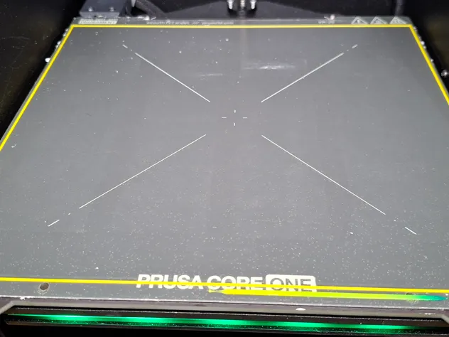 Core one XY area test (umbilical getting stuck?)