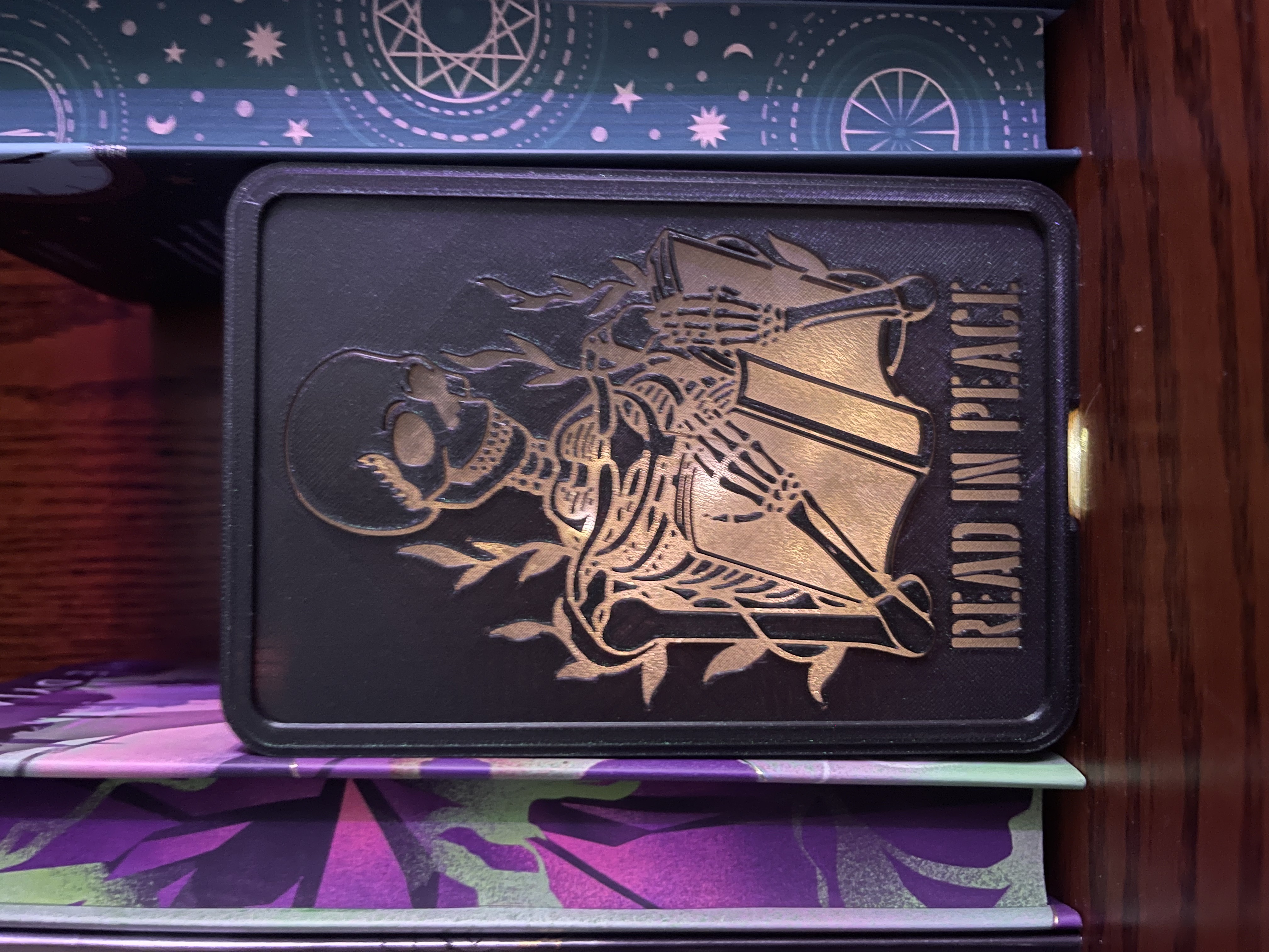 READ IN PEACE – Skeleton Lantern & Storage Box Combo