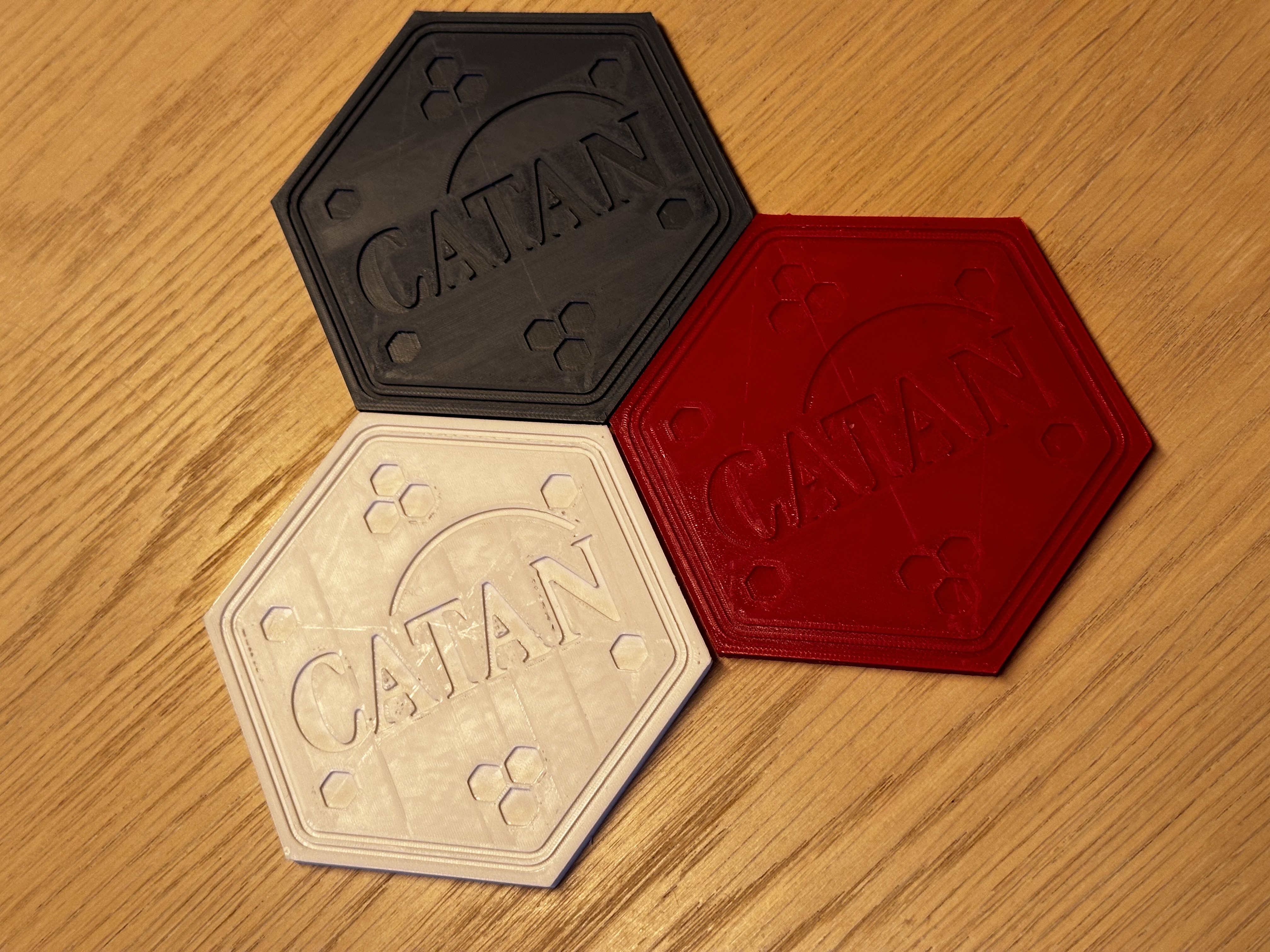 Settlers of Catan coasters