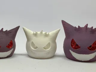 Gengar Pokemon card stand, no supports by Shima | Download free ...