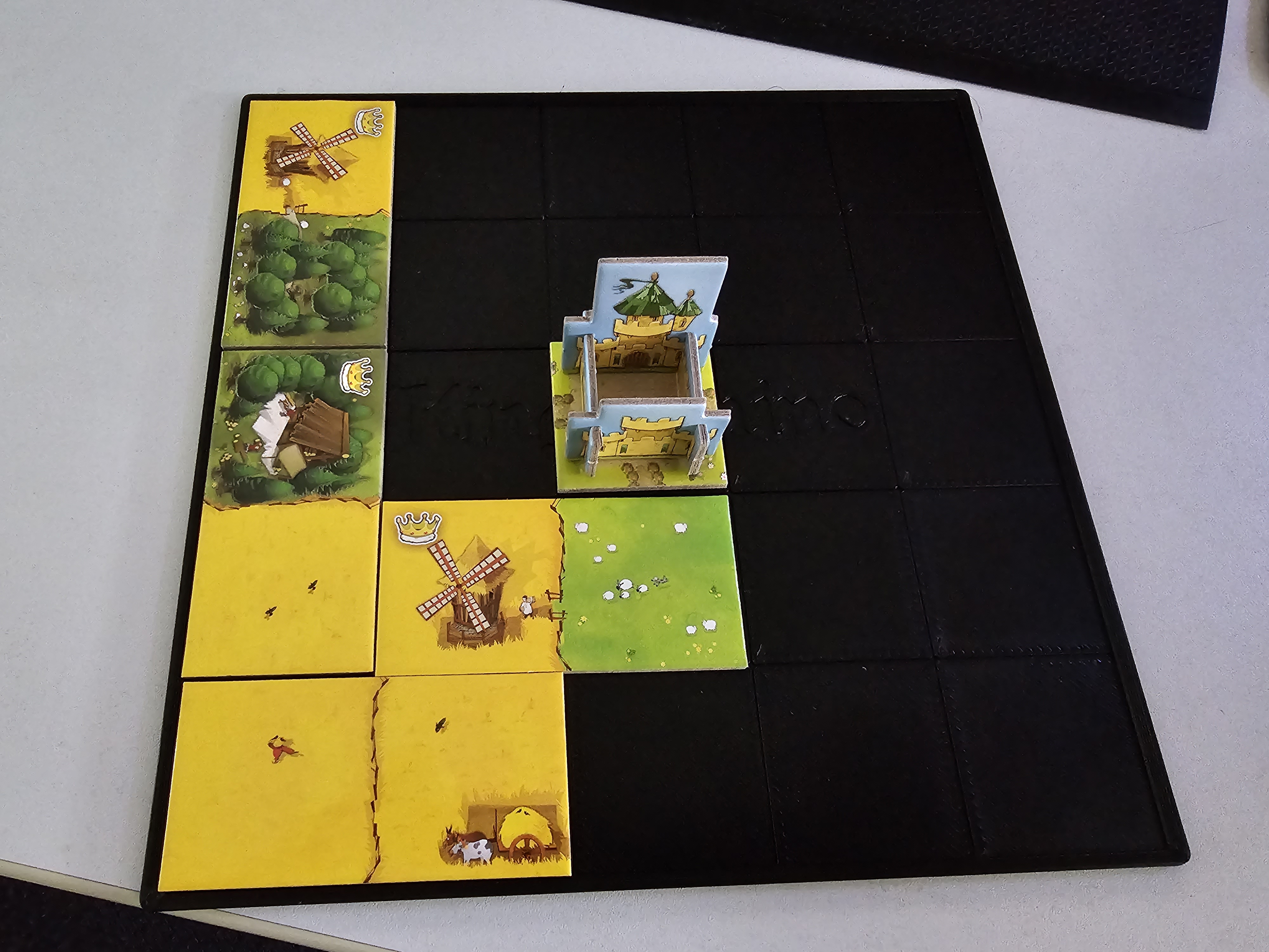 Kingdomino Spielfeld playing field