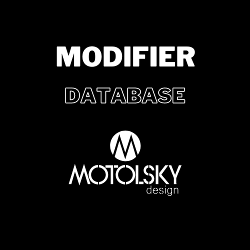 Modifier database