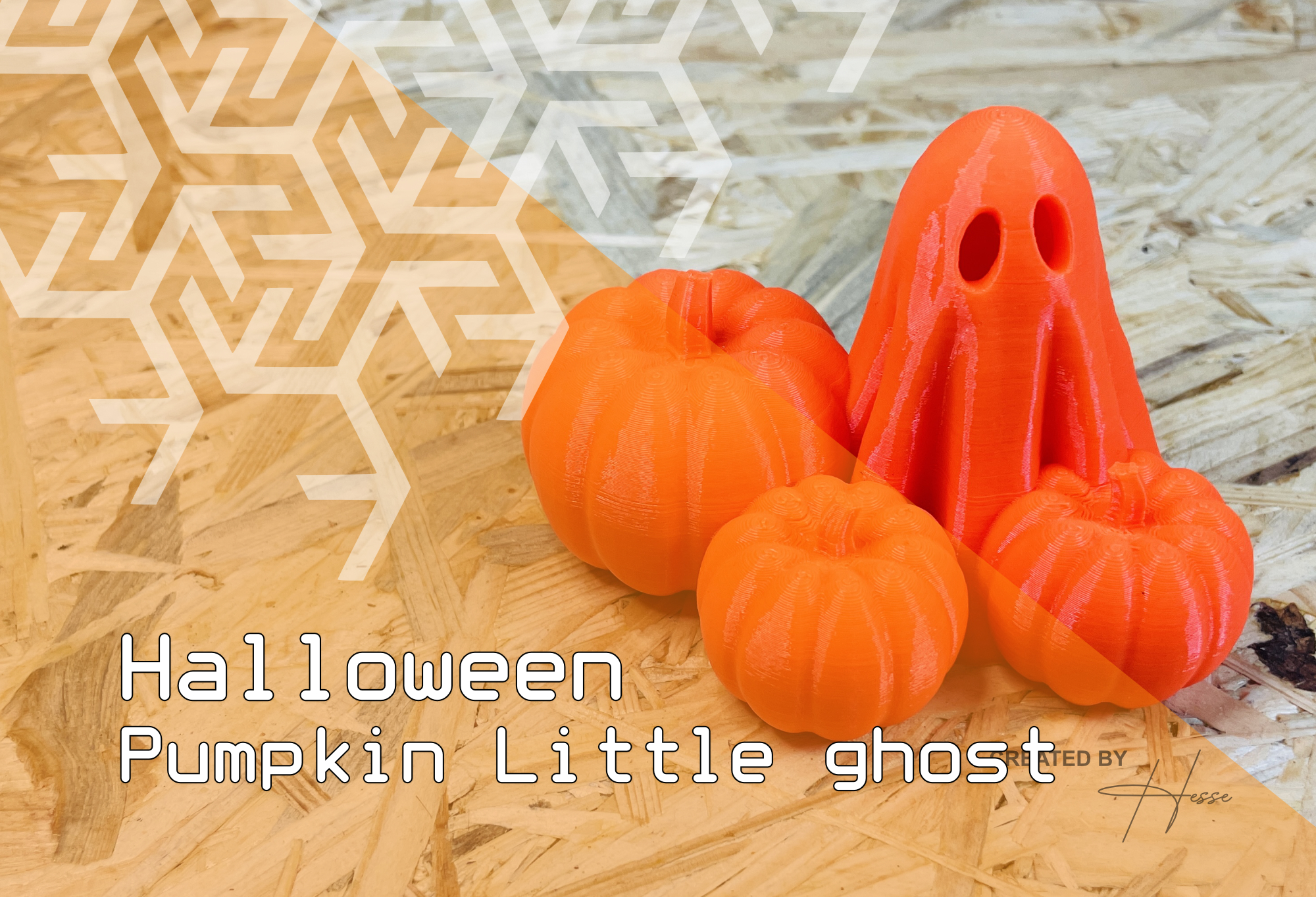 Pumpkin Halloween - Little ghost