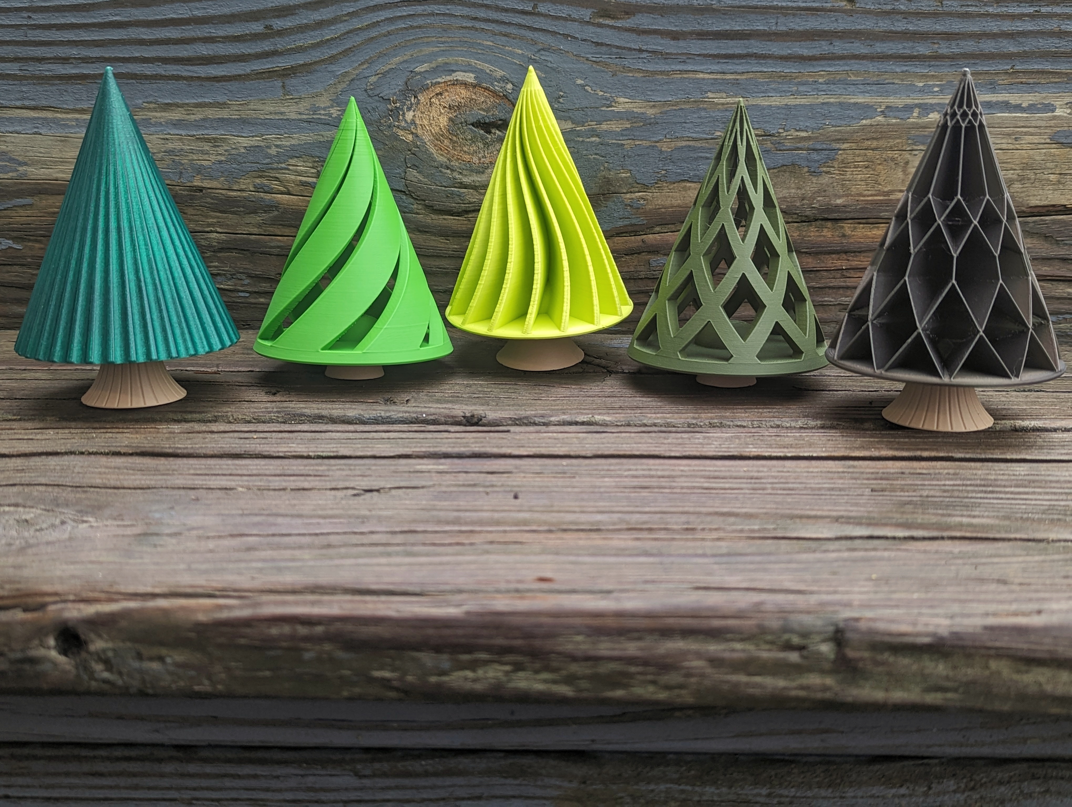 Miniatura 4 do modelo 3D Christmas Tree Set