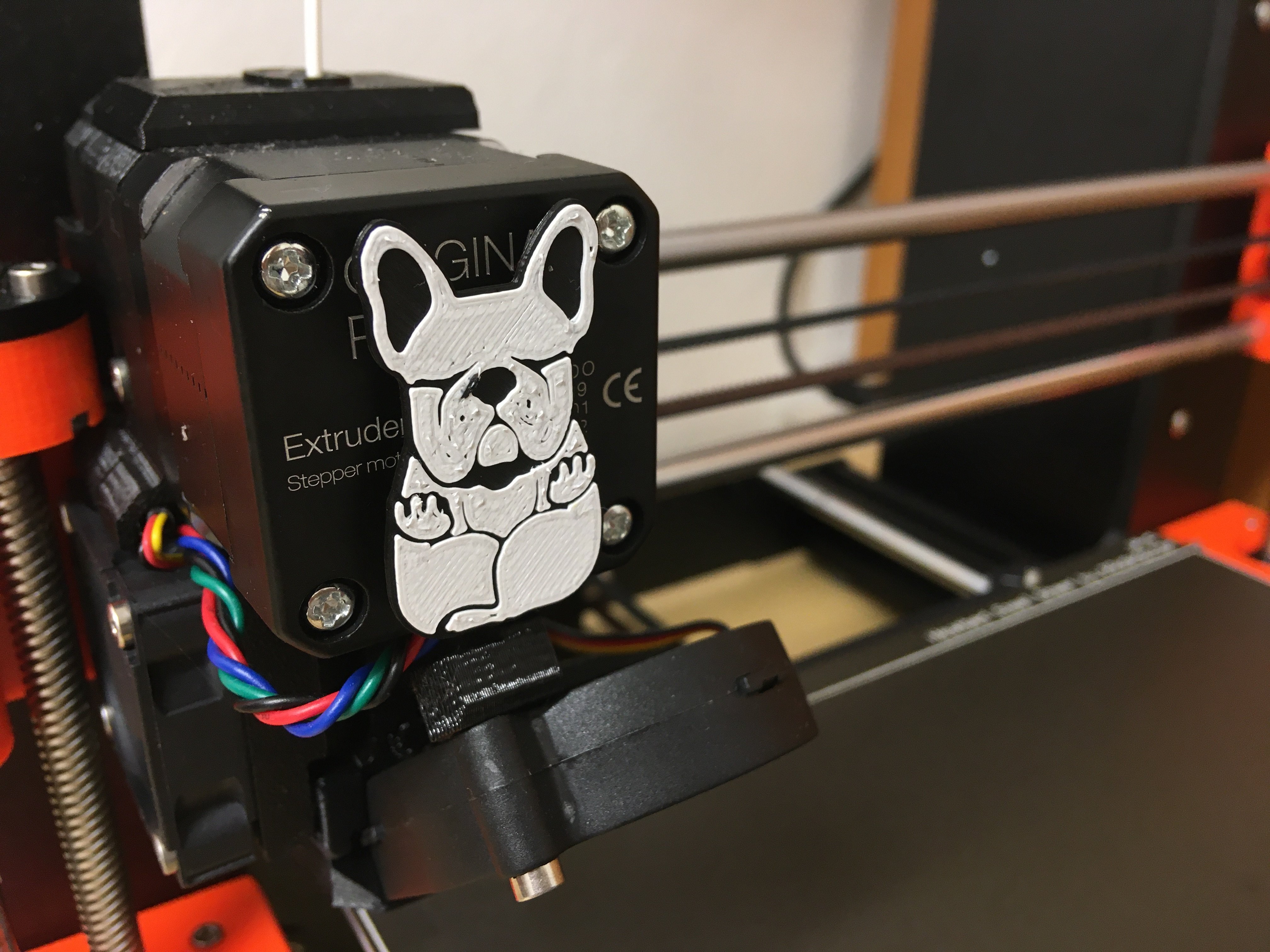 French Bulldog Extruder Visualizer / Francouzský Buldoček ukazatel pohybu extuderu