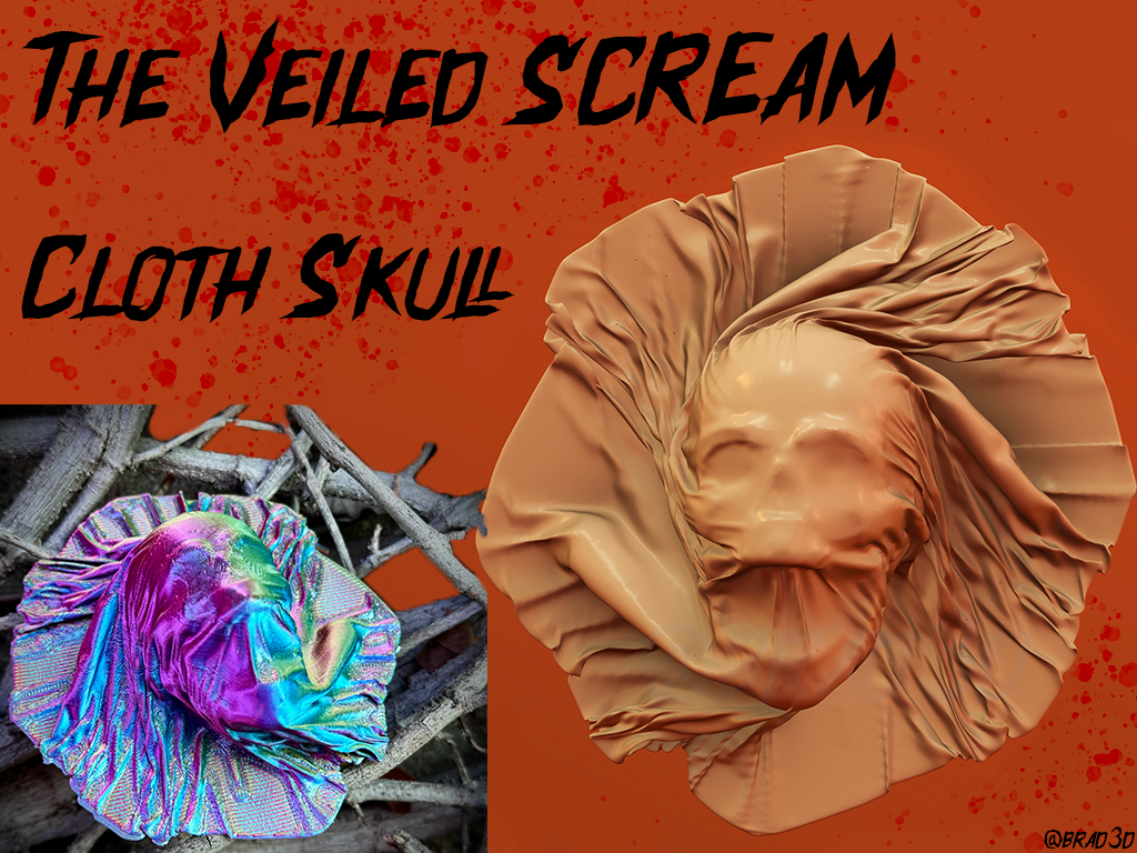 The Veiled Scream : Cloth Skull
