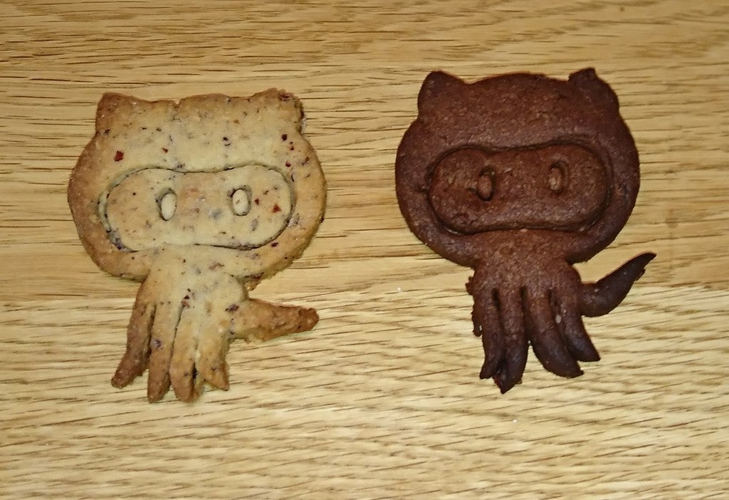 Miniatura 2 do modelo 3D Octocat Cookie Cutter