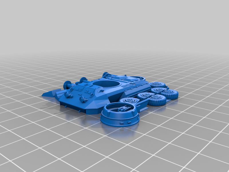 M8 Greyhound easy print by Windham Graves | Download free STL model ...