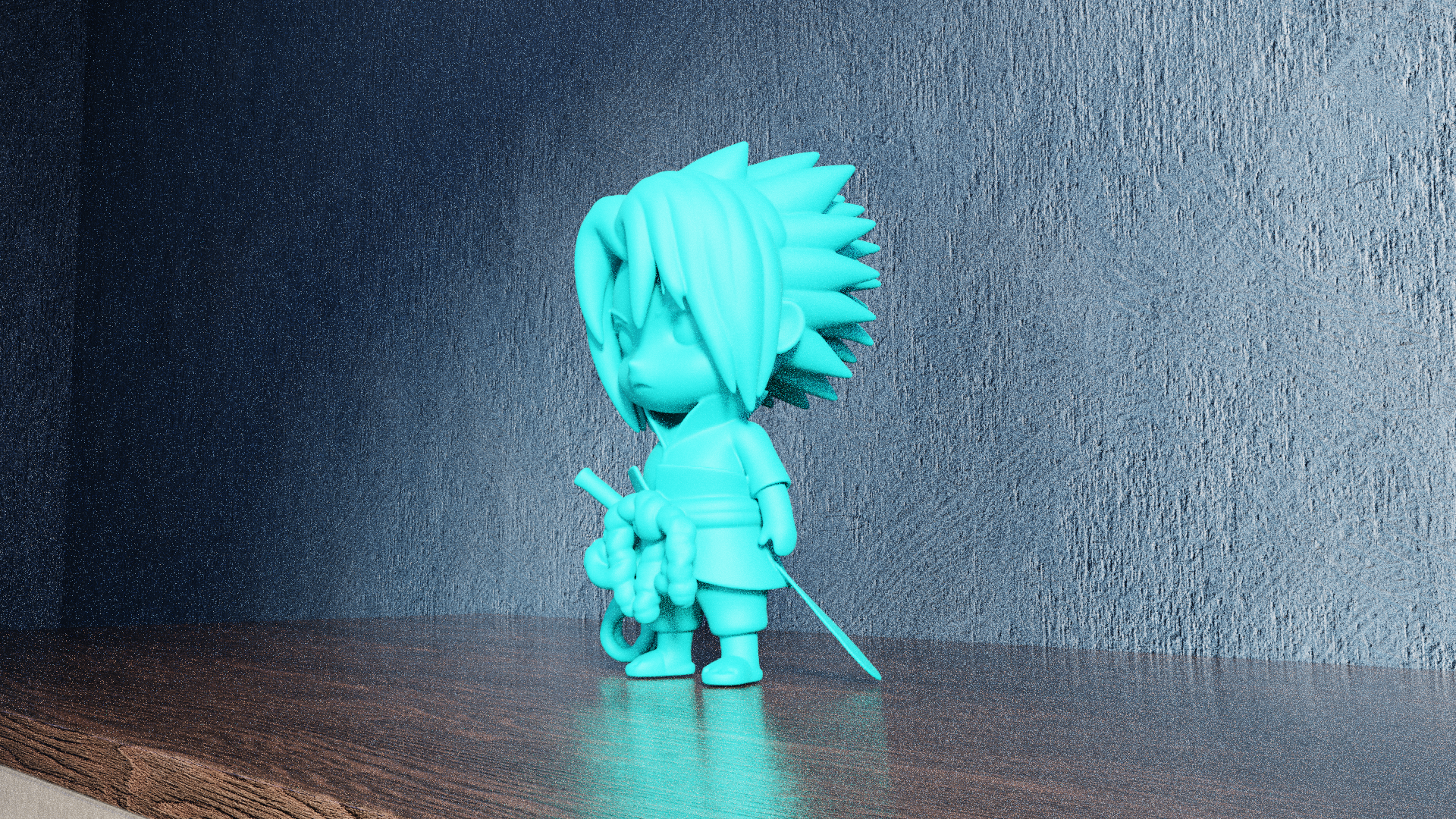 Miniatura 7 do modelo 3D Chibi Saske