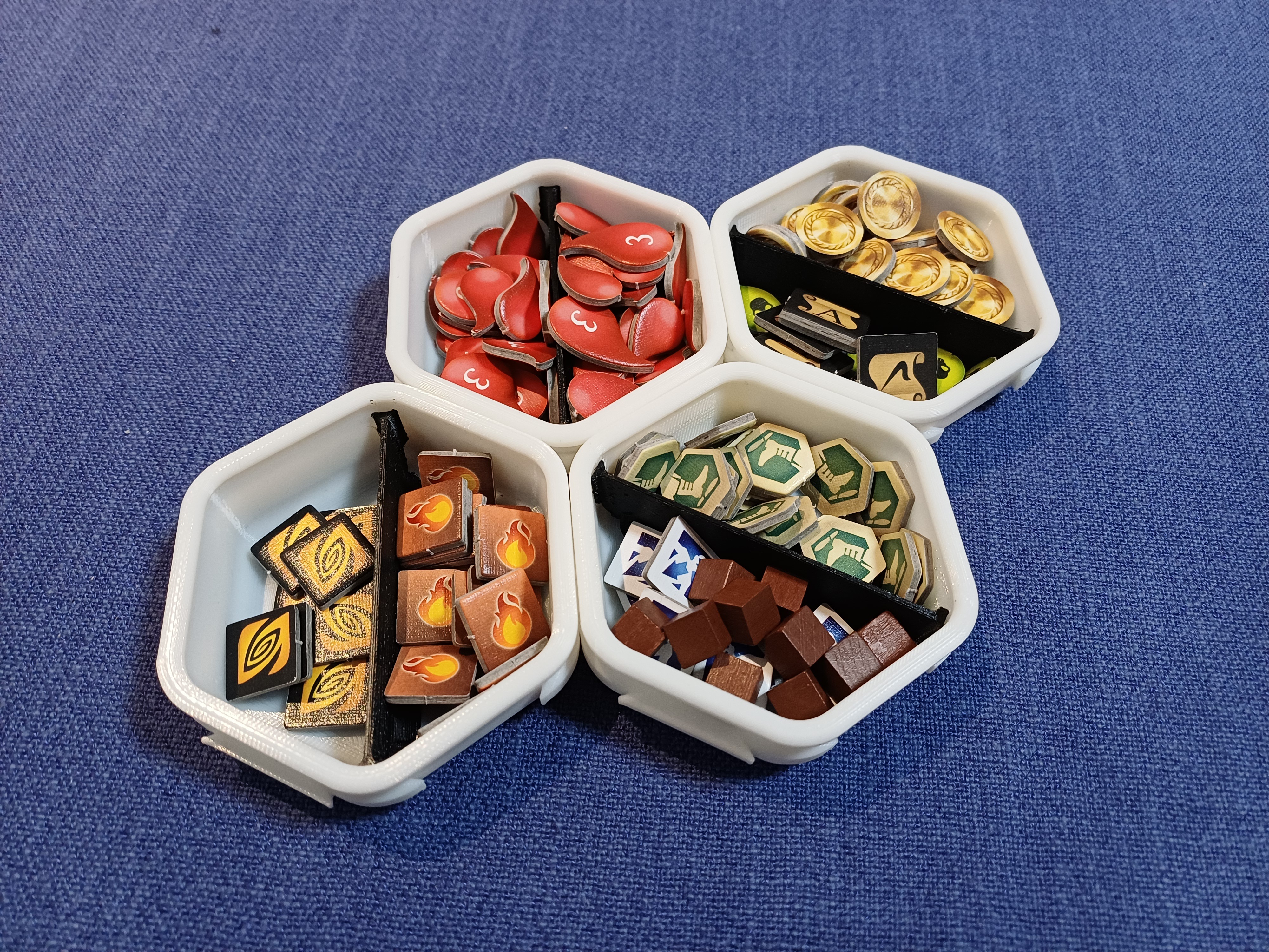 Interlocking Sorting Cups with Larger Tolerances (0.25-0.50 mm)