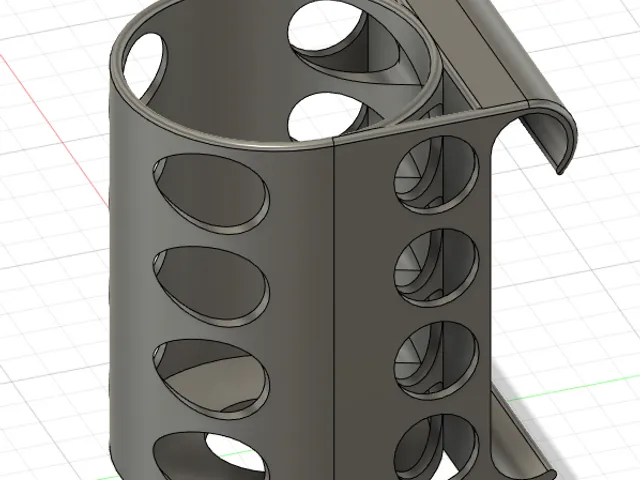Bottle holder for Ikea Svärta loft bed