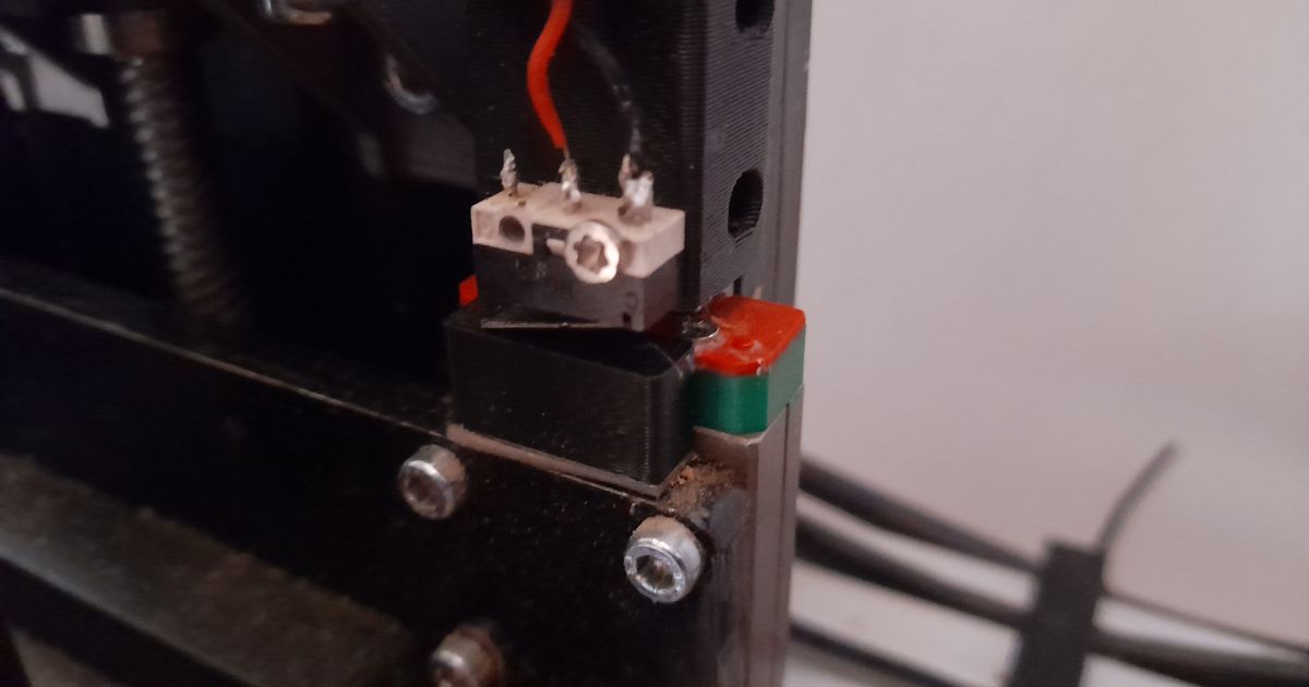 Z Axis Limit Switch Spacer for Indymill by canecanman Download free