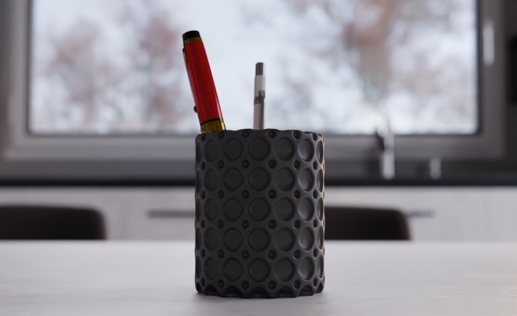 Pen/Pencil Holder by Jason Walker | Download free STL model ...