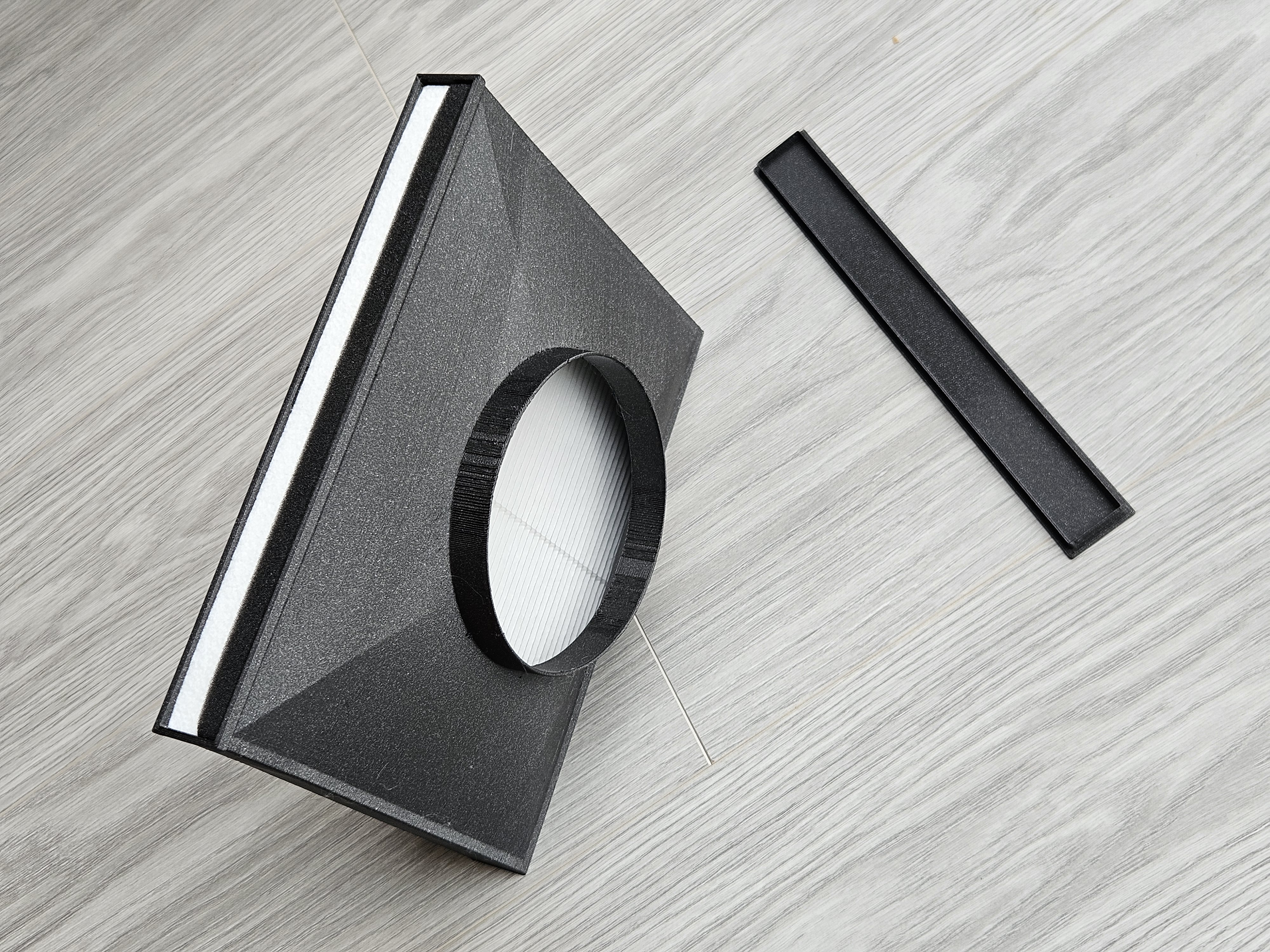 Ventilation particle filter holder for Ikea UPPÅTVIND 125 mm