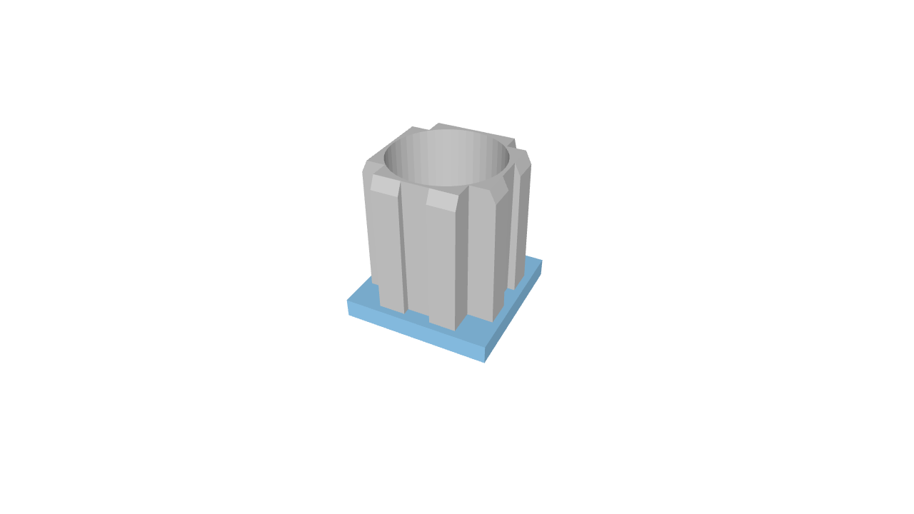 Castor insert