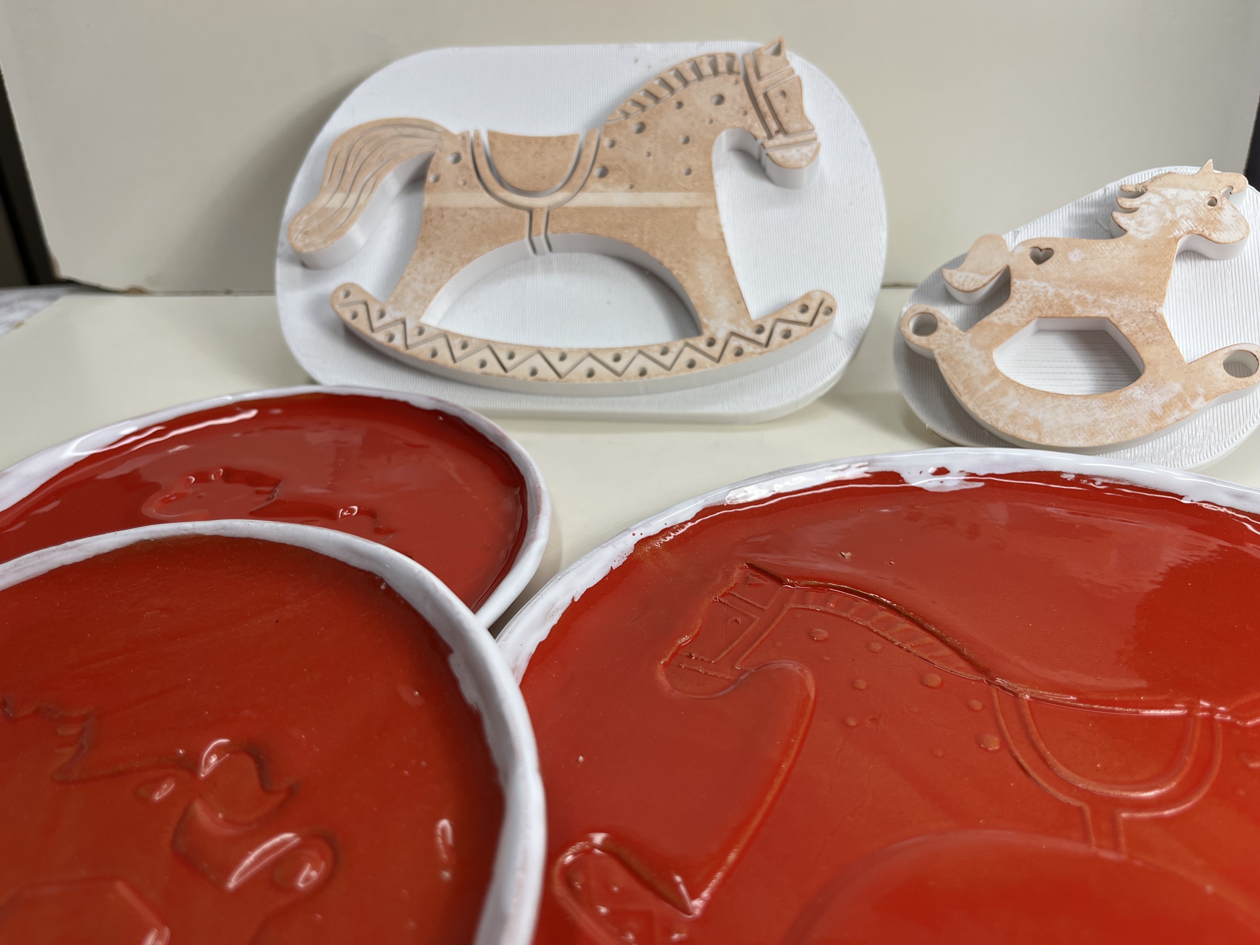 Tiskátko do keramiky/těsta - kůň / ceramic/dough stamps - horse