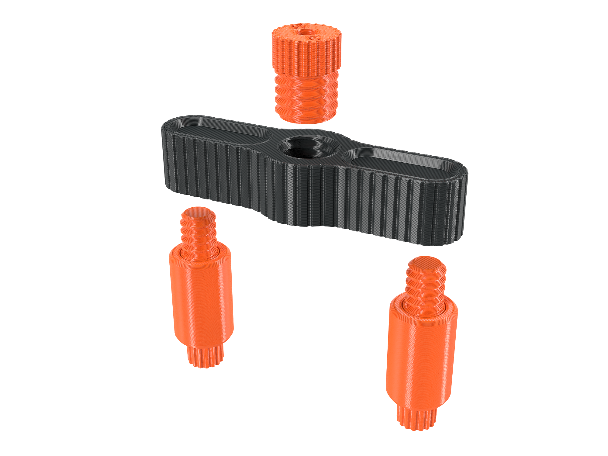 Miniatura 2 do modelo 3D Self-centering drill guide