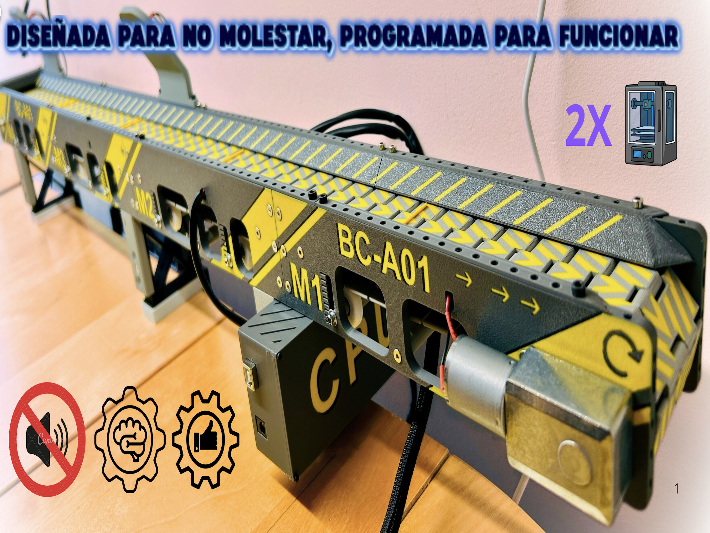 BC-A01 Cinta transportadora de purgas silenciosa