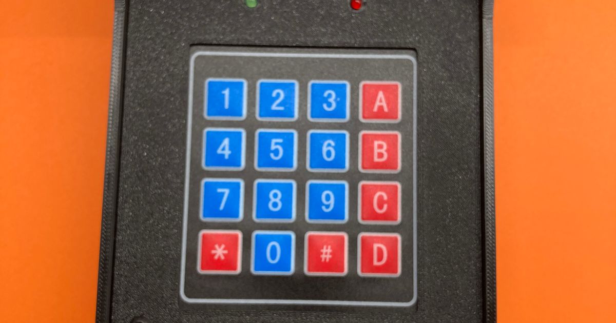 code lock keypad by pmolke | Download free STL model | Printables.com
