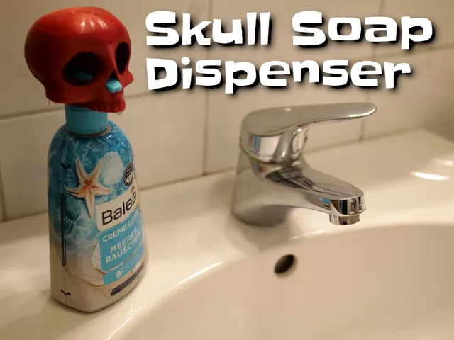 Skull soap dispenser