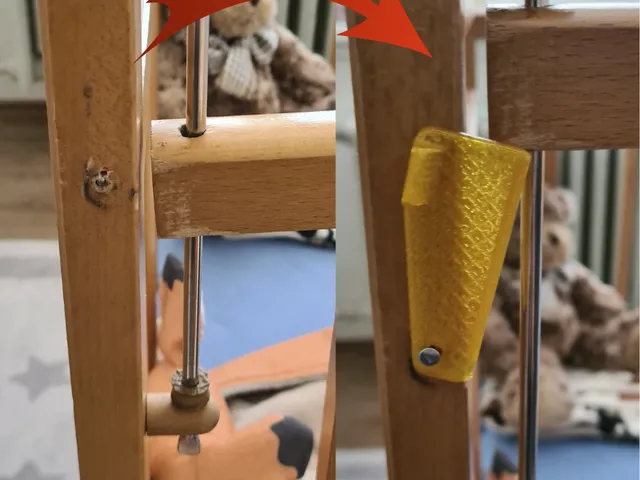 Baby bed side latch