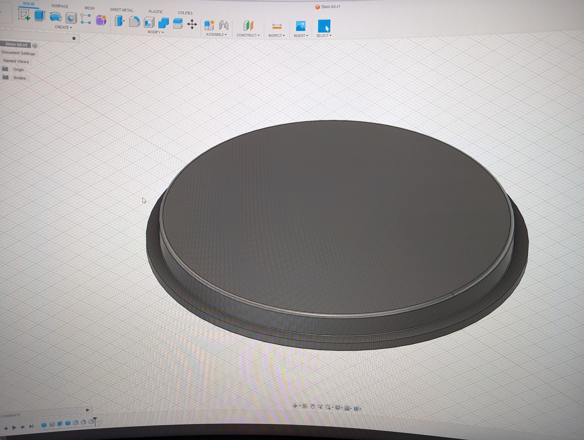 Beer stein lid by Mraz | Download free STL model | Printables.com
