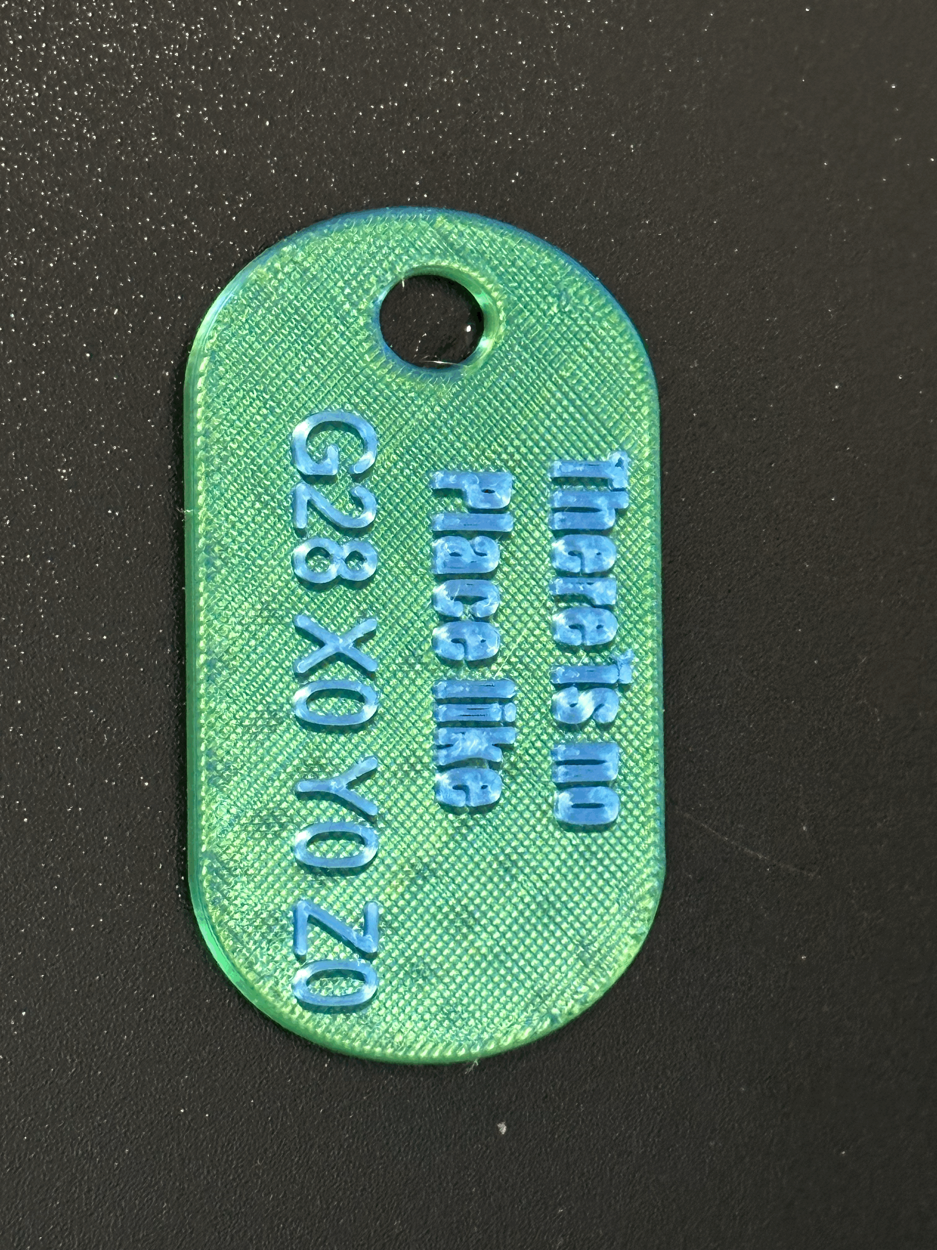 No Place like Home. Dogtag
