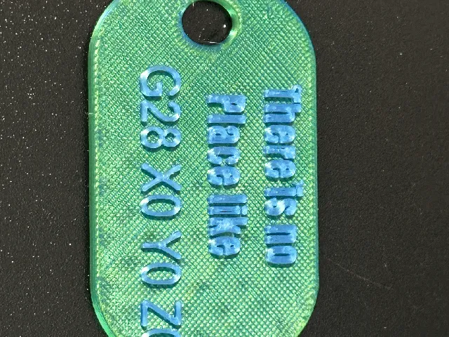 No Place like Home. Dogtag