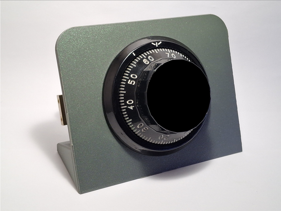 Mechanical Safe Lock Holder - fits Sargent & Greenleaf 6630, 6631, 6651 - with storage slot for change key