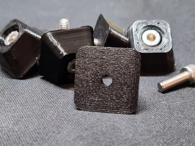 Square tapered feet