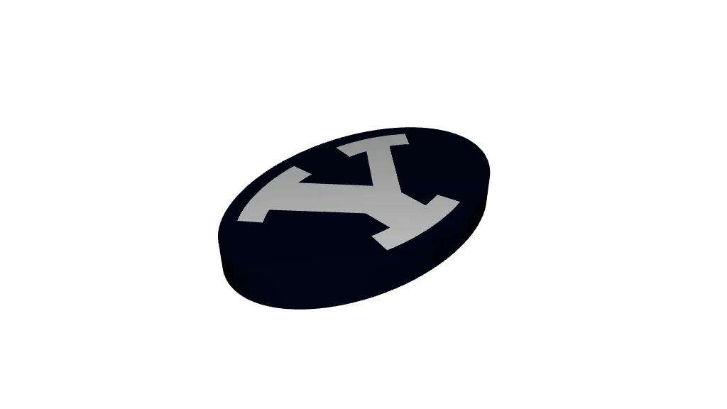 BYU Logo by mscalora Download free STL model